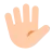 Hand With Fingers Splayed: Light Skin Tone