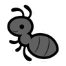 Ant Emoji 🐜 image - SoftBank style