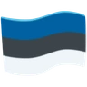 Flag: Estonia Emoji 🇪🇪 image - Facebook Messenger (2016) style