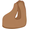 Pinched Fingers: Medium-Dark Skin Tone Emoji 🤌🏾 image - Twitter / X (Twemoji) style
