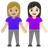 Woman And Man Holding Hands: Light Skin Tone, Medium-Light Skin Tone