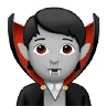 Vampire: Medium-Light Skin Tone Emoji 🧛🏼 image - Apple style