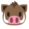 Sanglier Emoji 🐗 image - EmojiTwo style