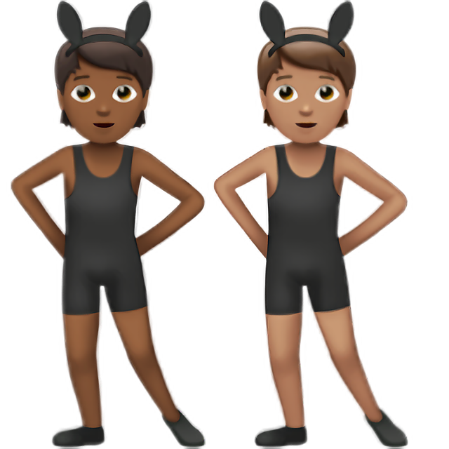 People With Bunny Ears: Medium-Dark Skin Tone, Medium Skin Tone