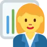Woman Office Worker Emoji 👩‍💼 image - Twitter / X (Twemoji) style