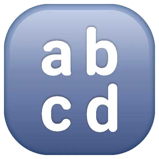 拉丁文小写字母的输入符号