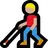 Man With White Cane: Medium-Light Skin Tone