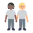 People Holding Hands: Medium-Dark Skin Tone, Medium-Light Skin Tone