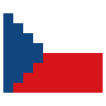 Flag: Czechia Emoji 🇨🇿 image - SerenityOS style