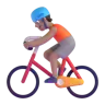 Person Biking: Medium Skin Tone Emoji 🚴🏽 image - Microsoft 3D Fluent style