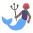 Merperson: Medium-Dark Skin Tone