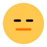 Эмодзи Ничего не выражающее лицо 😑 image - Tossface style
