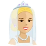 Person With Veil: Medium-Light Skin Tone Emoji 👰🏼 image - Facebook Messenger (2016) style