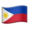 Flag: Philippines Emoji 🇵🇭 image - Apple style