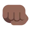 Oncoming Fist: Medium-Dark Skin Tone Emoji 👊🏾 image - Tossface style