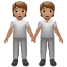 People Holding Hands: Medium Skin Tone Emoji 🧑🏽‍🤝‍🧑🏽 image - Apple style