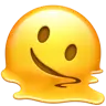Melting Face Emoji 🫠 image - Apple style