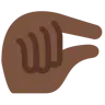 Pinching Hand: Dark Skin Tone Emoji 🤏🏿 image - Twitter / X (Twemoji) style