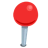 丸型プッシュピン Emoji 📍 image - Facebook Messenger (2016) style