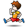 Person Running: Light Skin Tone Emoji 🏃🏻 image - Emojidex style