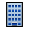 Office Building Emoji 🏢 image - SoftBank style