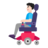 Man In Motorized Wheelchair: Light Skin Tone