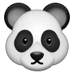 ใบหน้าหมีแพนด้า