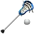 Lacrosse Stick und Ball