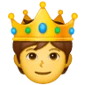 Taç Takmış Insan Emoji 🫅 image - Samsung style