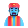 Man Genie Emoji 🧞‍♂️ image - Microsoft 3D Fluent style