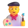 Artist Emoji 🧑‍🎨 image - Microsoft 3D Fluent style