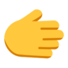 Эмодзи Рука показывает направо 🫱 image - Microsoft Classic 2D style