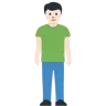 Man Standing: Light Skin Tone Emoji 🧍🏻‍♂️ image - Twitter / X (Twemoji) style