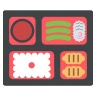 Bento Box Emoji 🍱 image - EmojiTwo style