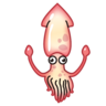 ปลาหมึก Emoji 🦑 image - Emojidex style