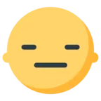 Visage sans expression