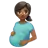 Pregnant Woman: Medium-Dark Skin Tone