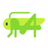 クリケット Emoji 🦗 image - Microsoft Classic 2D style