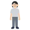 Person Standing: Light Skin Tone Emoji 🧍🏻 image - Tossface style