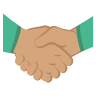 Handshake: Medium Skin Tone Emoji 🤝🏽 image - EmojiTwo style