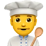 Man Cook Emoji 👨‍🍳 image - Apple style
