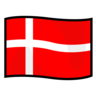 Flag: Denmark Emoji 🇩🇰 image - Emojidex style