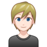 Person: Light Skin Tone Emoji 🧑🏻 image - Emojidex style
