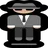 Person In Suit Levitating: Medium-Light Skin Tone