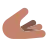 Palm Up Hand: Medium Skin Tone