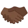 Handshake: Dark Skin Tone Emoji 🤝🏿 image - Twitter / X (Twemoji) style