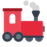 Emoji Locomotiva a vapore 🚂 image - Tossface style