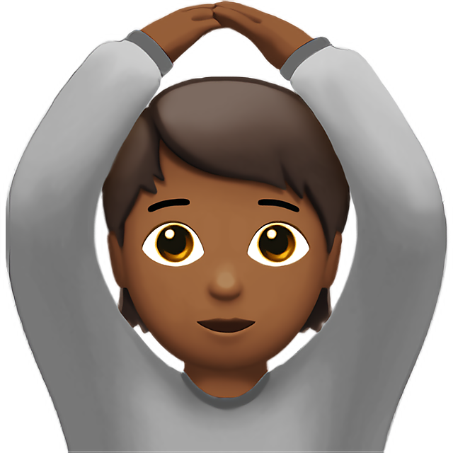 Person Gesturing Ok: Medium-Dark Skin Tone
