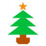 Emoji karácsonyfa 🎄 image - Docomo style