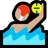 Person Playing Water Polo: Medium-Light Skin Tone